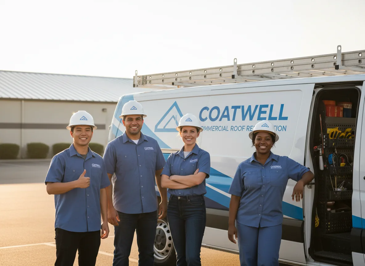 Commercial roof coating company in Lizella, GA